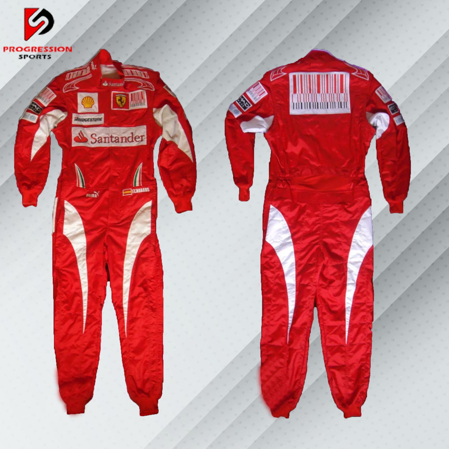 2010 Fernando Alonso Ferrari F1 Racing Suit