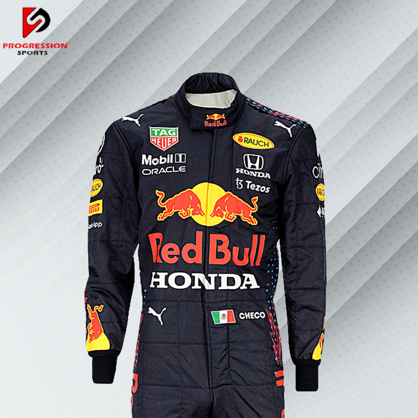 2021 Sergio Perez Red Bull Honda F1 Suit