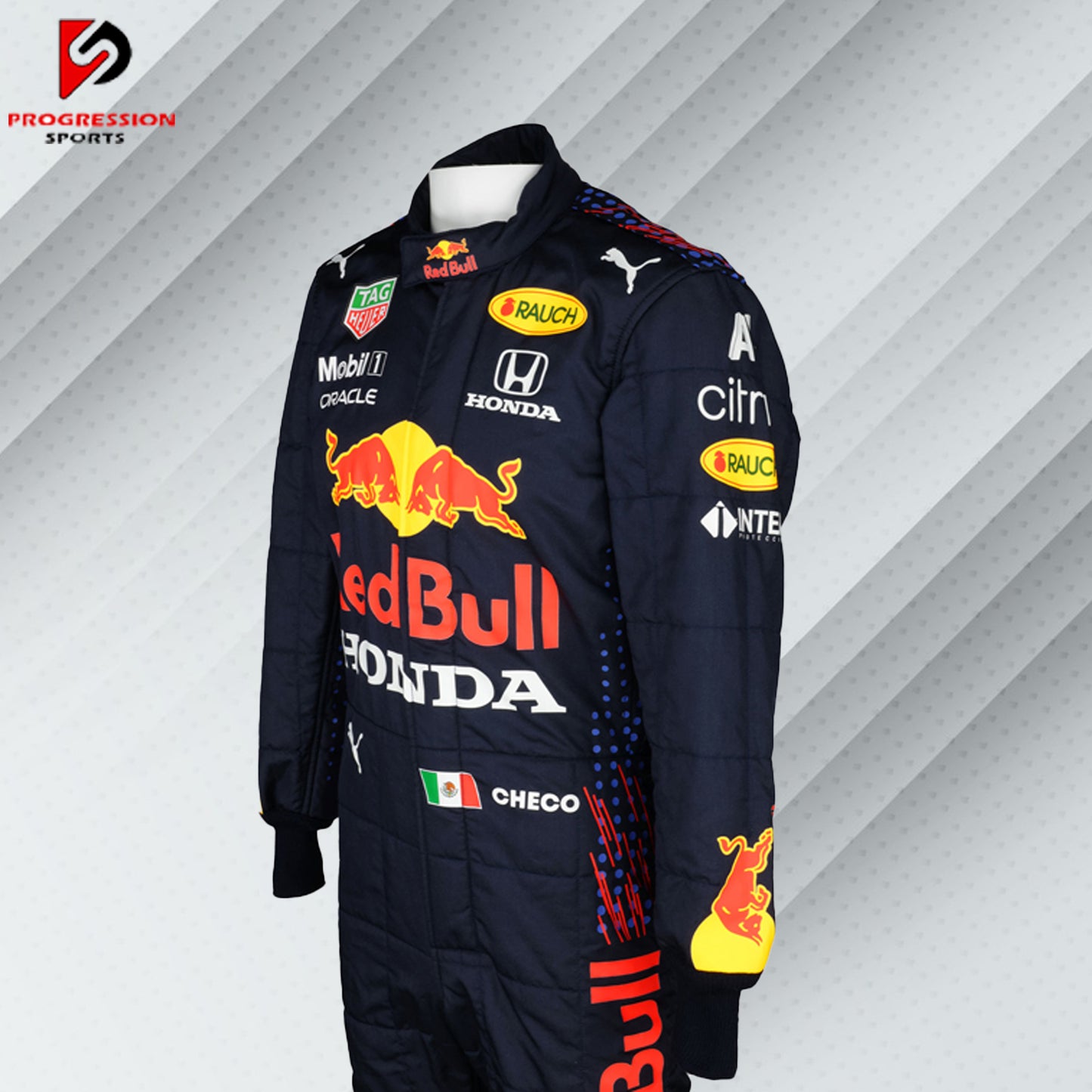 2021 Sergio Perez Red Bull Honda F1 Suit