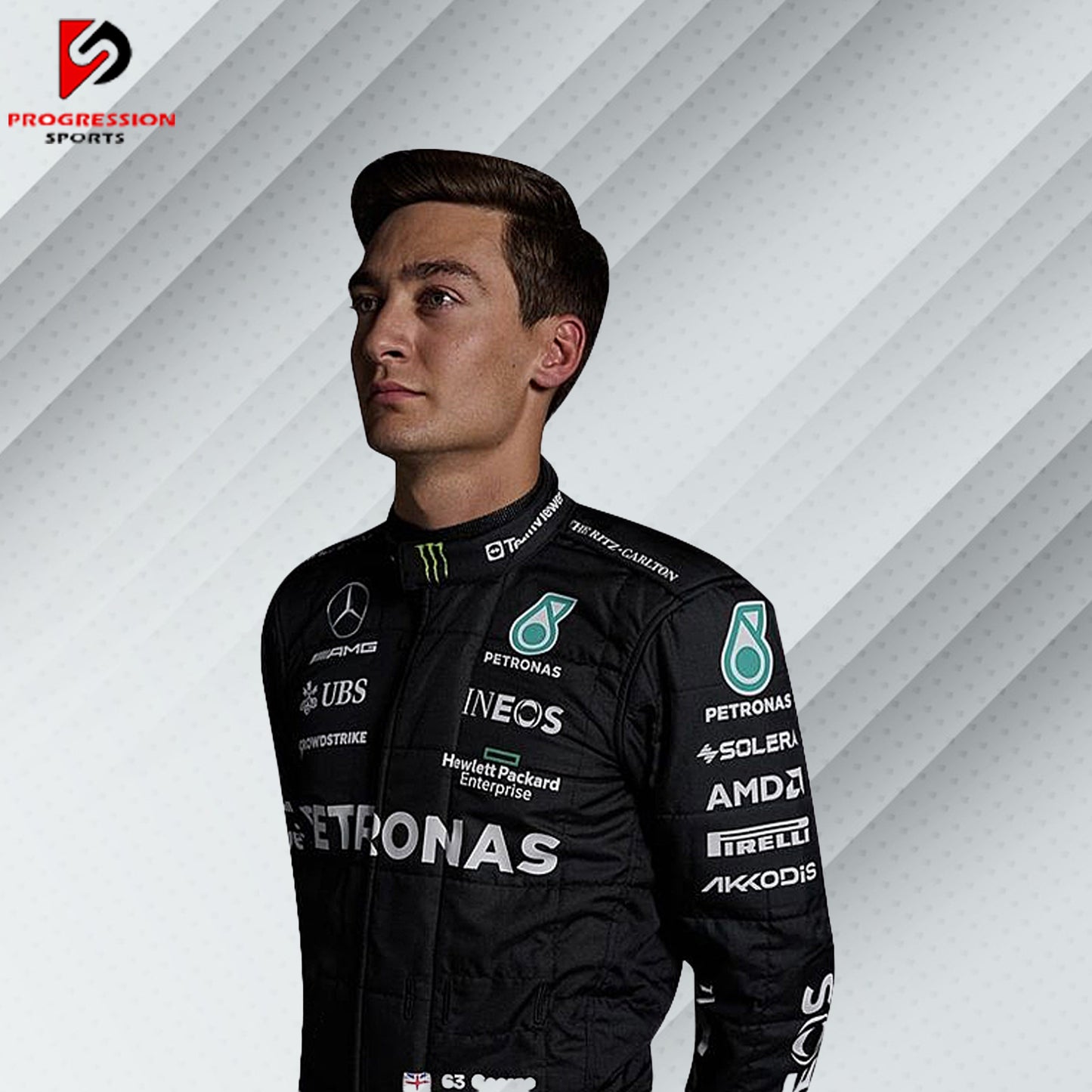 2023 George Russell Mercedes F1 Race Suit