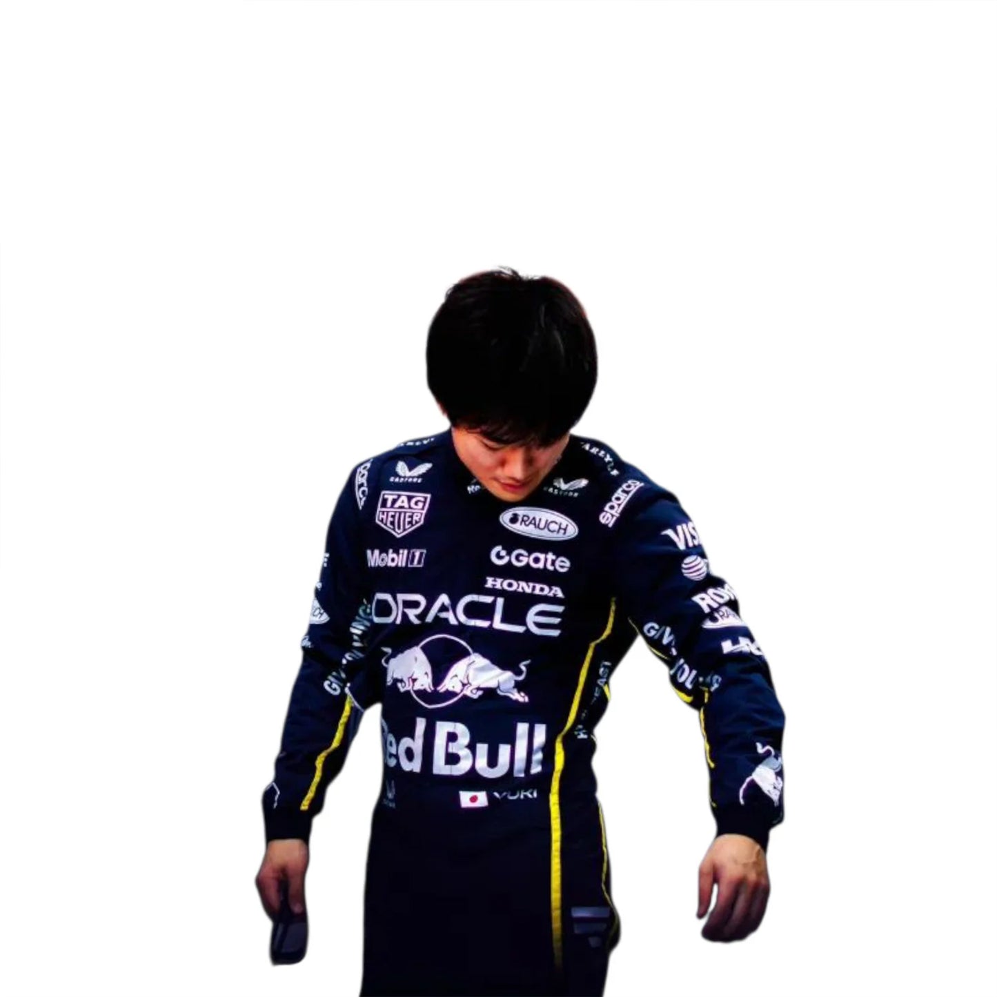 “2025 Yuki Tsunoda Red Bull Racing Singapore GP F1 Team Race Suit”