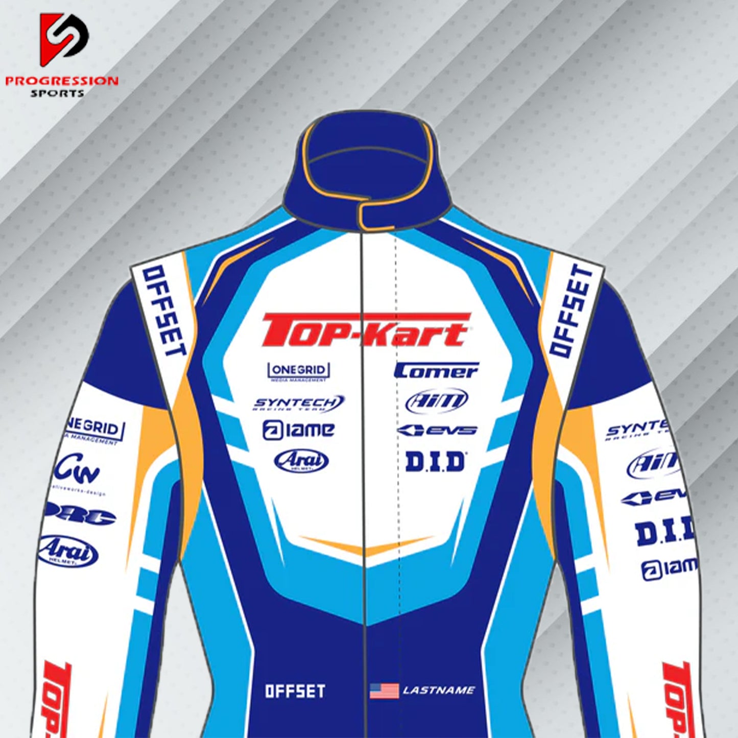 2025 Top Kart Go-Kart Race Suit Replica