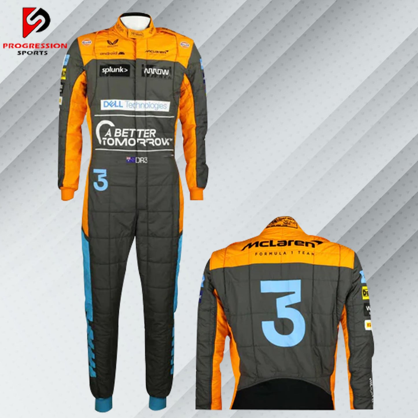2023 New Oscar Piastri official Replica Race Suit Team McLaren F1