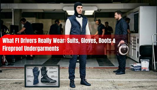 What F1 Drivers Really Wear: Suits, Gloves, Boots & Fireproof Undergarments
