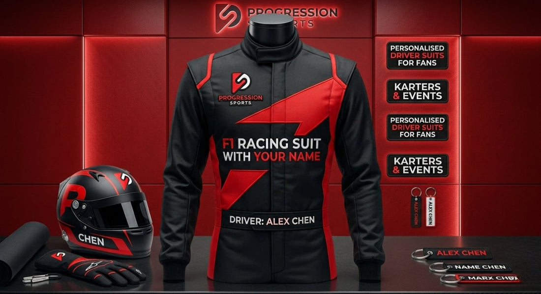 F1 Racing Suit with Your Name: Personalised Driver Suits for Fans, Karters & Events