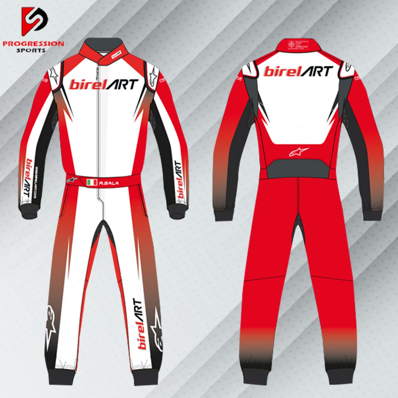 Birel ART Go-Kart Race Suit replica
