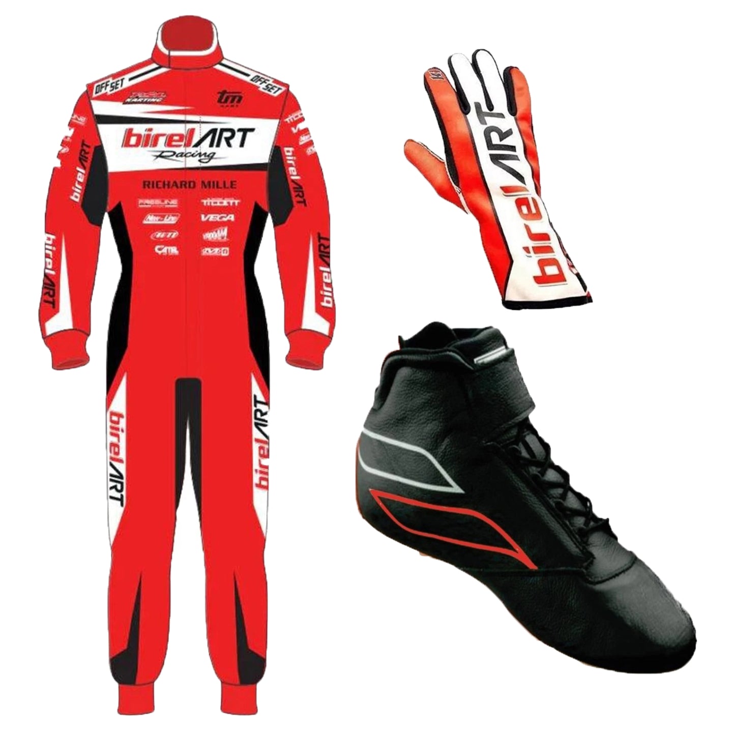 Birel ART Kart Racing Suit with Shoes & Gloves – Progression Race Wears