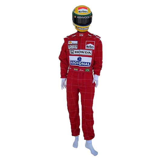 1991 Ayrton Senna F1 Race Suit Replica McLaren Formula 1
