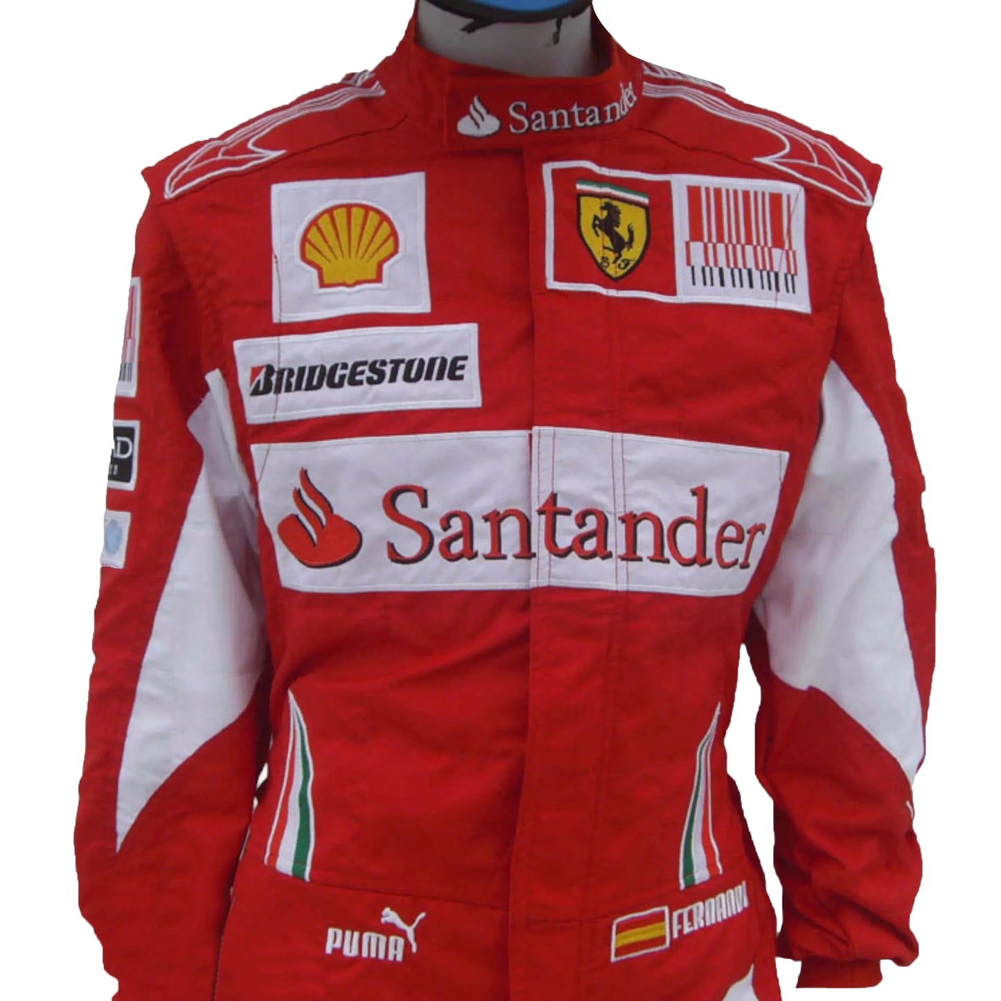 2010 Fernando Alonso Ferrari F1 Race Suit Replica