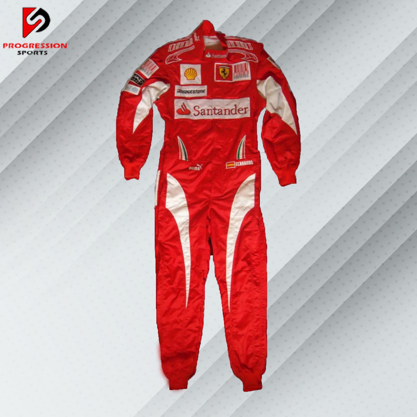 2010 Fernando Alonso Ferrari F1 Racing Suit