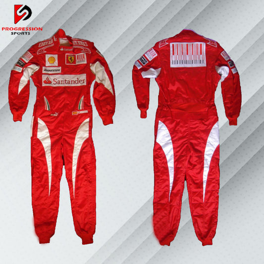 2010 Fernando Alonso Ferrari F1 Racing Suit