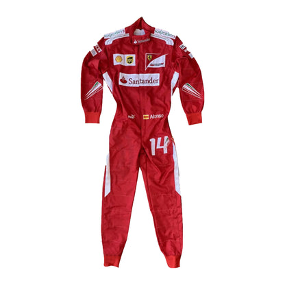 2014 Fernando Alonso Ferrari F1 Race Suit Replica