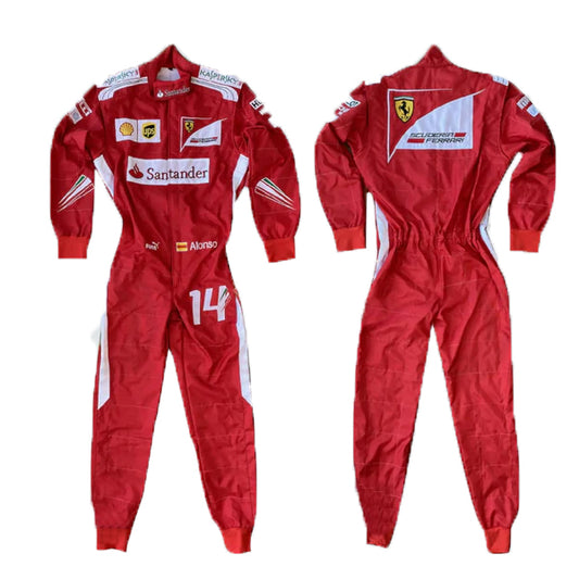 2014 Fernando Alonso Ferrari F1 Race Suit Replica