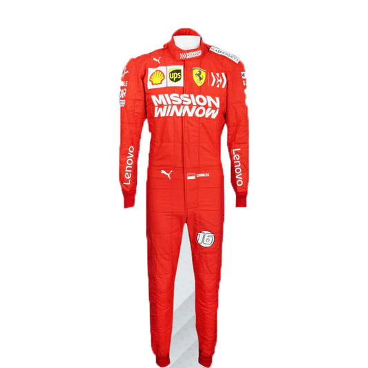 2019 Charles Leclerc Ferrari F1 Race Suit Replica