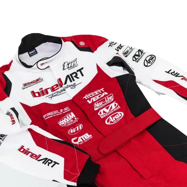 Race with confidence in the 2021 Birel ART Go-Kart Race Suit, Shoes & Gloves Replica