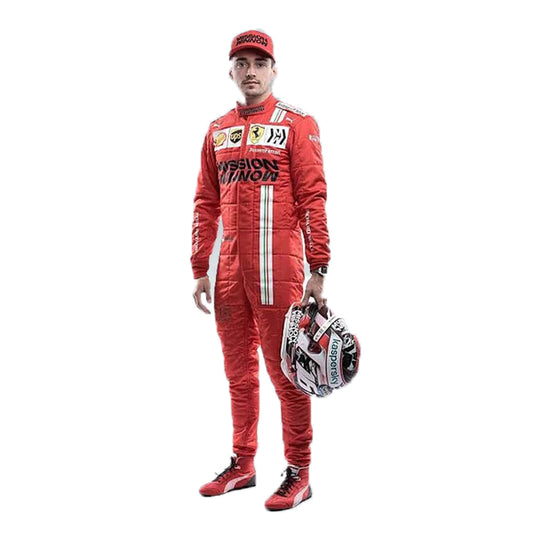 2021 Charles Leclerc Ferrari F1 Race Suit Replica
