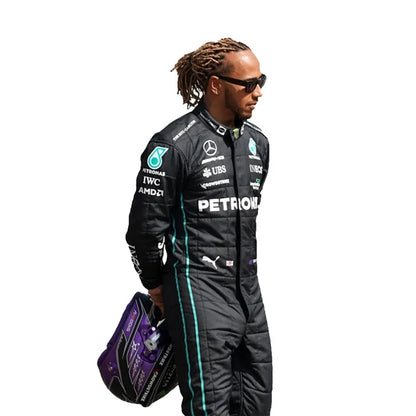 2022 Lewis Hamilton Mercedes F1 Race Suit with Shirt & Balaclava – Progression Race Wears