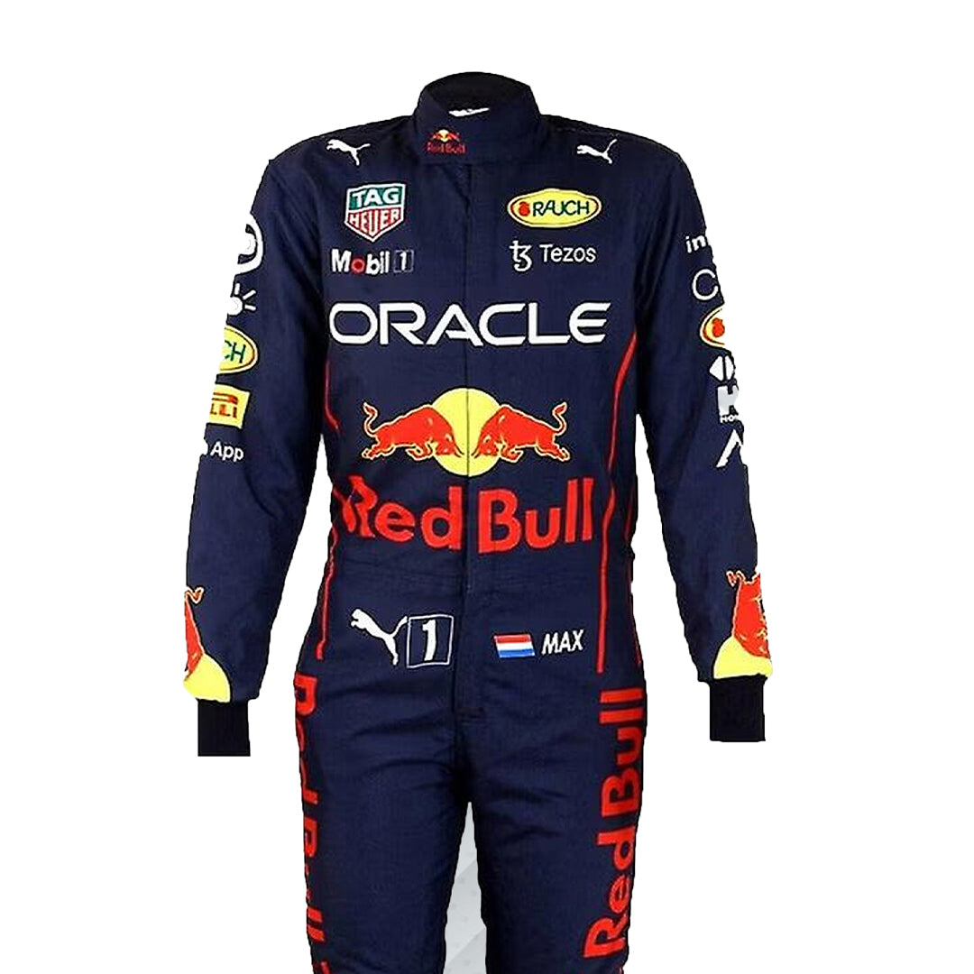 2022 Max Verstappen F1 Race Suit Replica Red Bull Formula 1