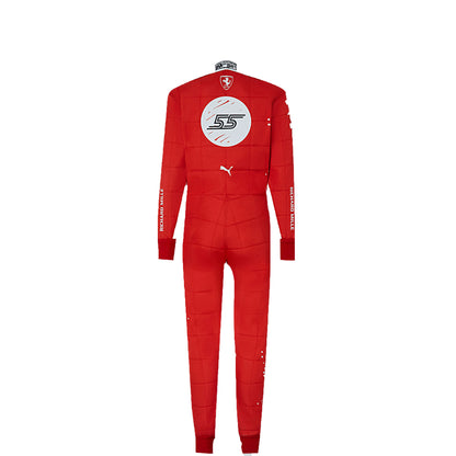 2023 Charles Leclerc Las Vegas GP Ferrari F1 Race Suit Replica