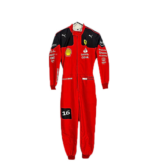 2023 Charles Leclerc Ferrari F1 Race Suit Replica