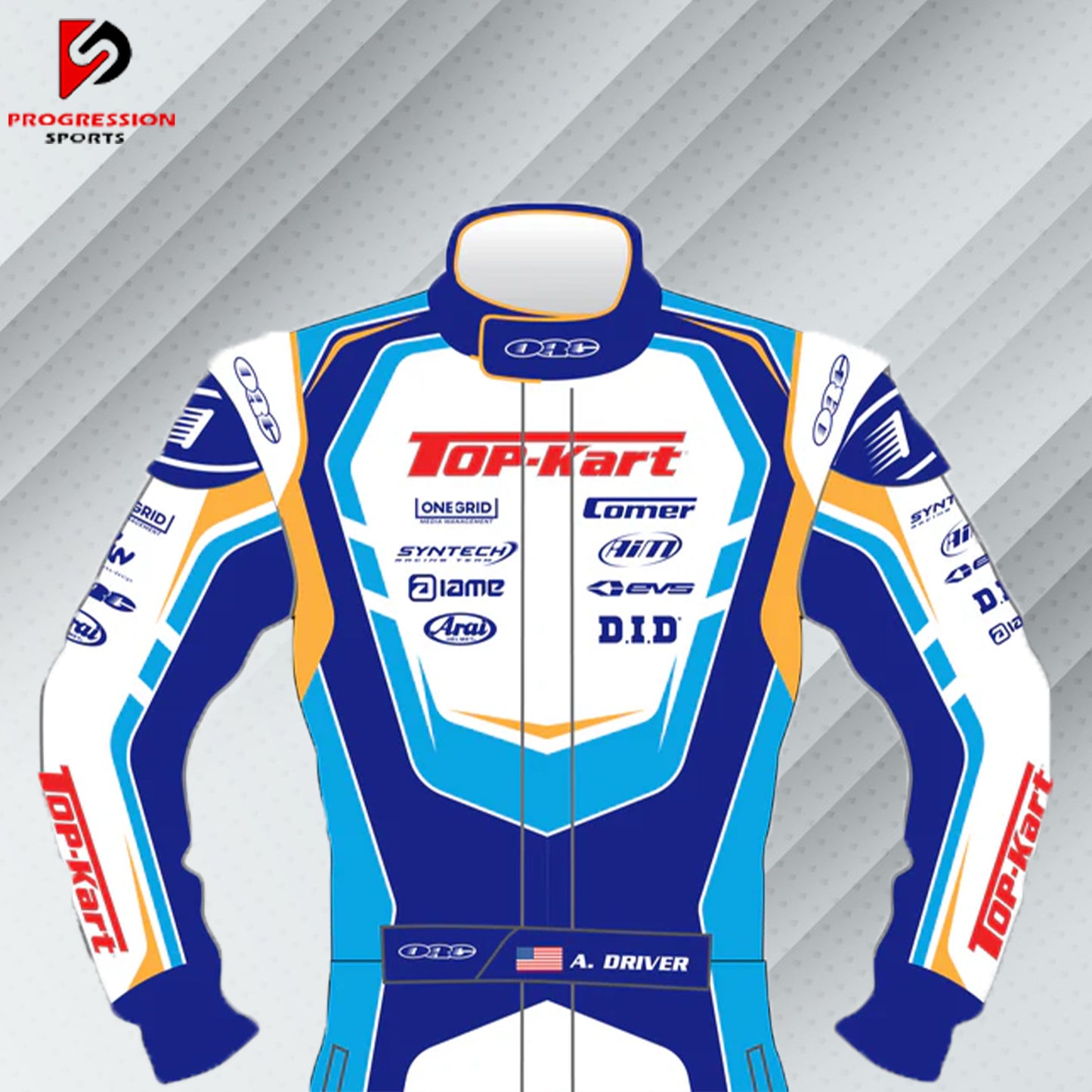 2023 Top Kart Go-Kart Race Suit Replica