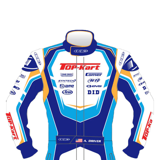 2023 Top Kart Go-Kart Race Suit Replica Premium Kart Racing Suit