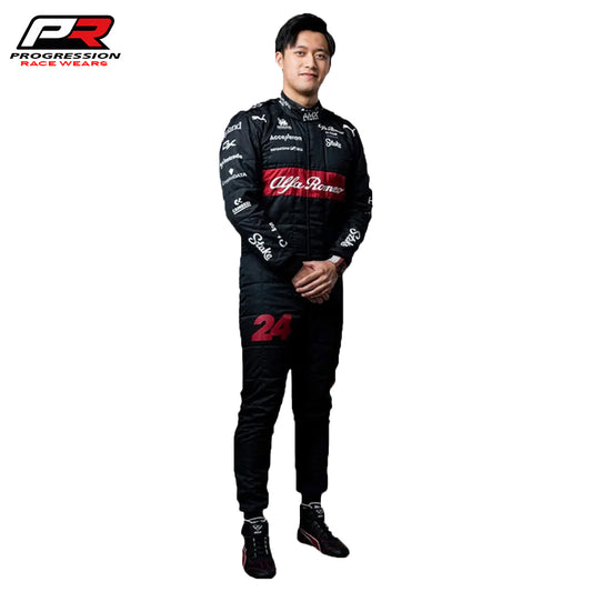 2023 Zhou Guanyu F1 Race Suit Replica Alfa Romeo