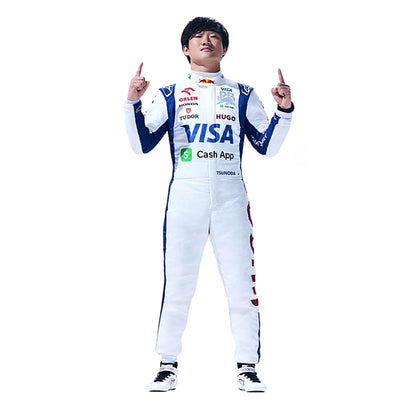 2024 Yuki Tsunoda F1 Race Suit Replica Visa Cash App