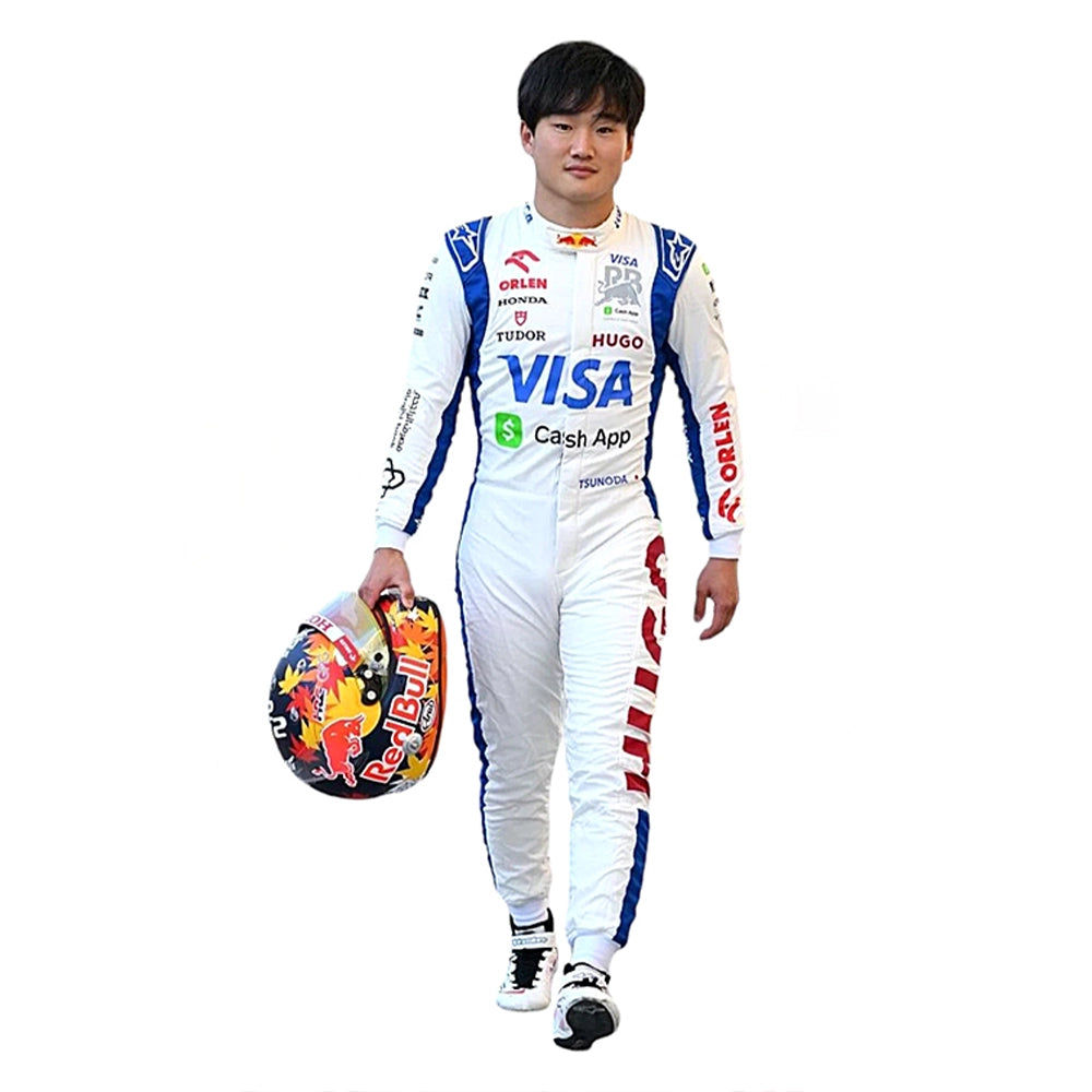 2024 Yuki Tsunoda F1 Race Suit Replica Visa Cash App