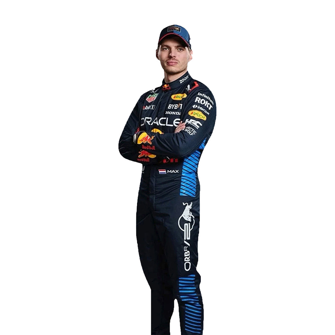 2024 Max Verstappen F1 Race Suit Replica Red Bull Racing Formula 1
