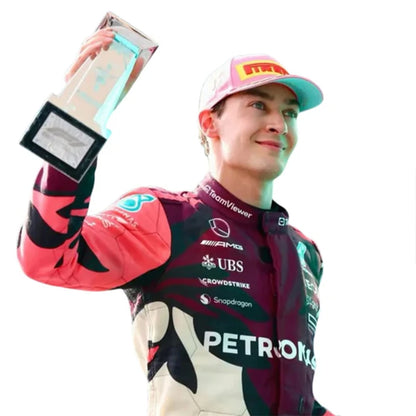 2025 George Russell F1 Race Suit Replica – Mercedes-Inspired