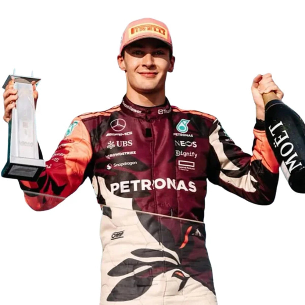 2025 George Russell F1 Race Suit Replica – Mercedes-Inspired