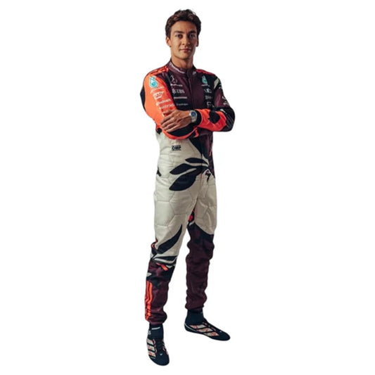 2025 George Russell F1 Race Suit Replica – Mercedes-Inspired