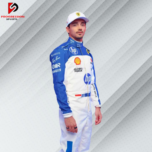 2025 Charles Leclerc Miami GP Ferrari HP F1 Race Suit – Replica | Progression Sports

