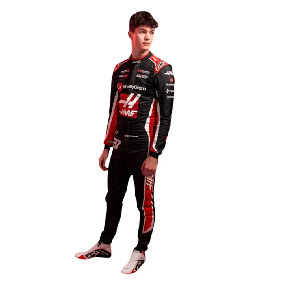 2025 Ollie Bearman F1 Race Suit Replica – Ferrari-Inspired