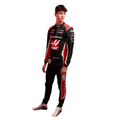 2025 Ollie Bearman F1 Race Suit Replica – Ferrari-Inspired