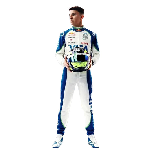 2025 Isack Hadjar F1 Race Suit Replica – Red Bull Inspired Formula 1