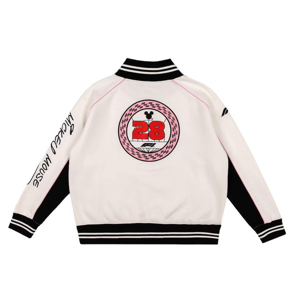 Formula 1 x Disney Women's 1/4 Zip Sweatshirt – Ivory