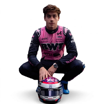 BWT Alpine style karting suit with Franco Colapinto driver number 43 detail