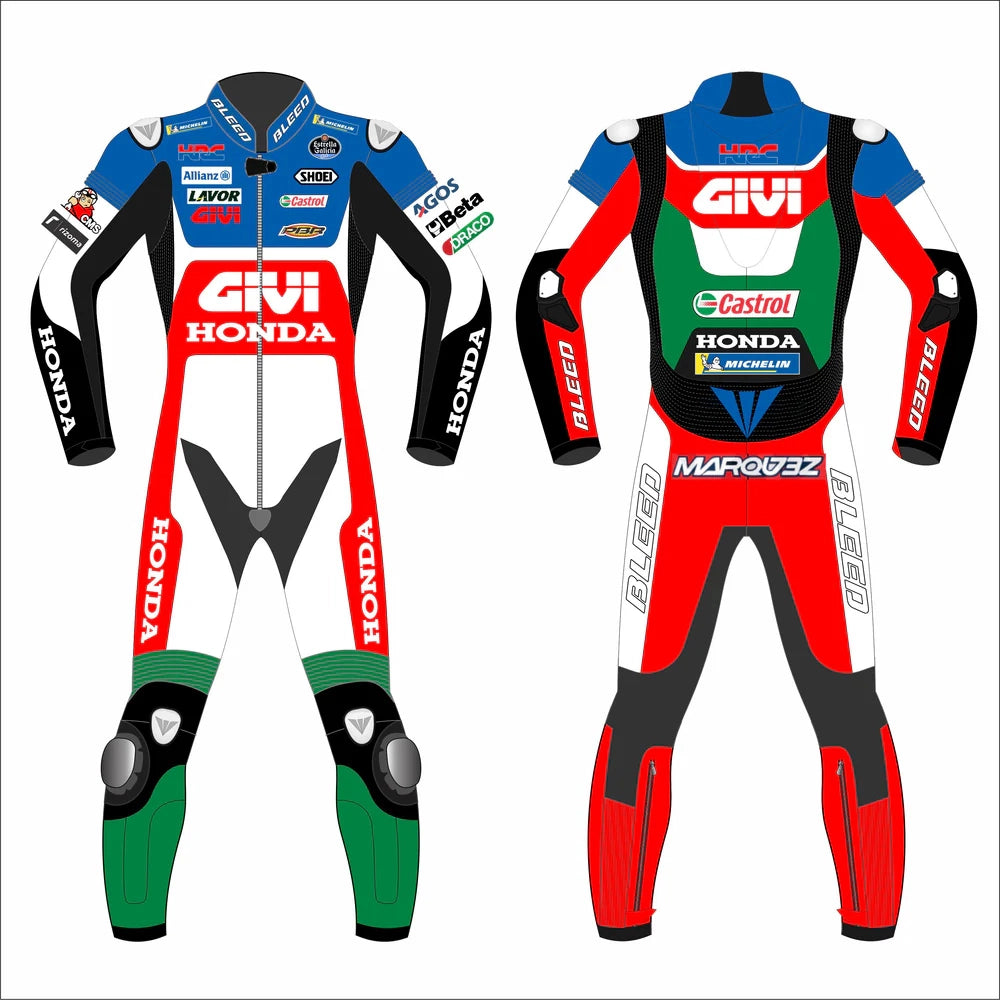 Alex Marquez Honda LCR 2021 Leather Race Suit