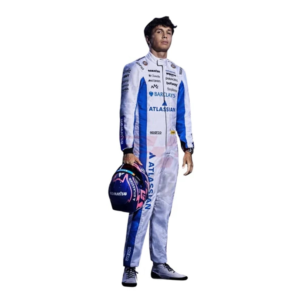 Williams Racing team style karting suit with Alexander Albon driver number 23 detail