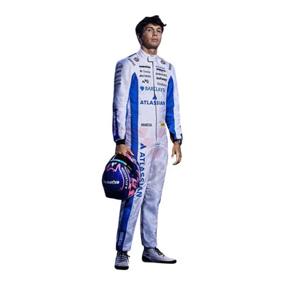 Williams Racing team style karting suit with Alexander Albon driver number 23 detail