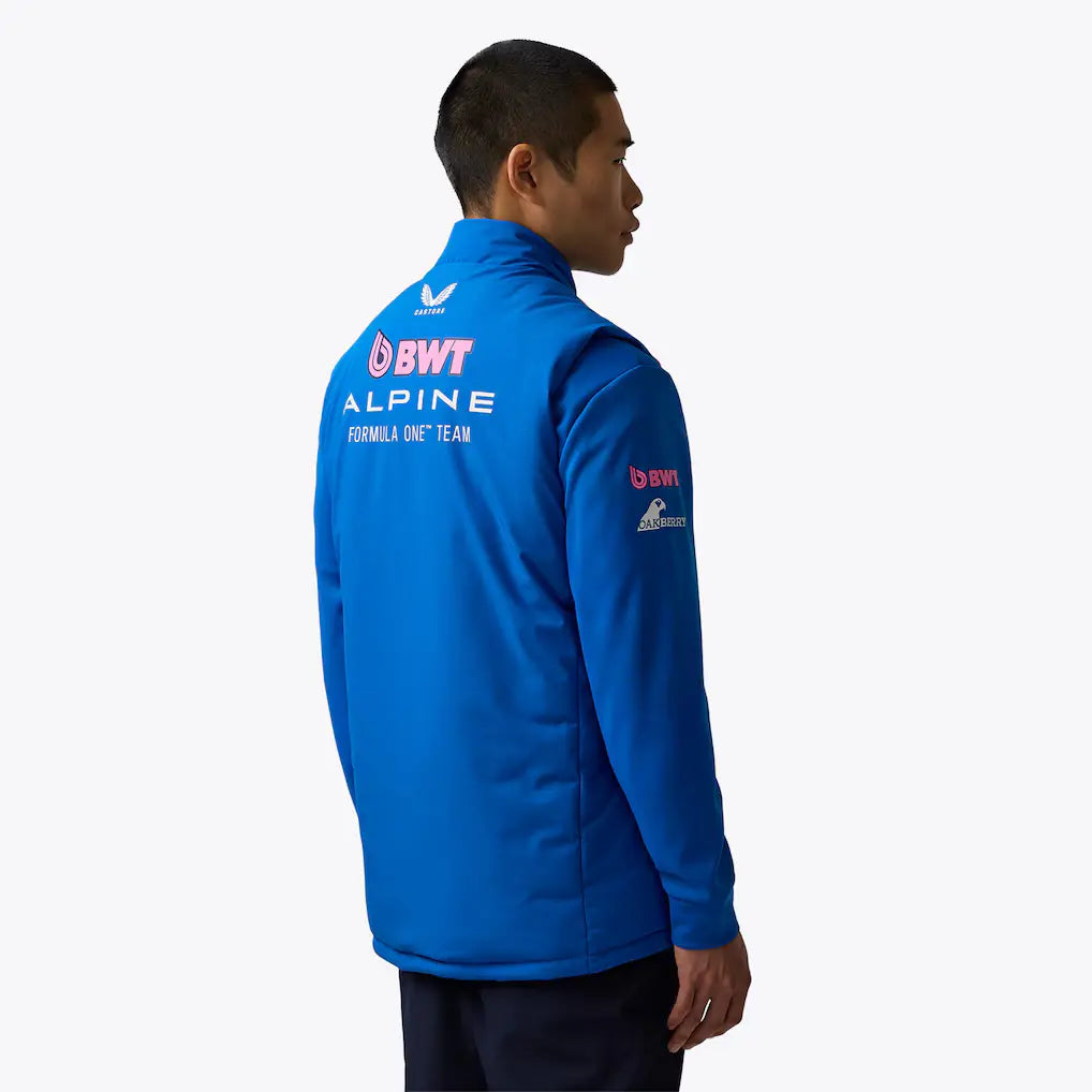 Alpine F1 Team 2026 Gilet Jacket inspired by BWT Alpine Formula One Team sleeveless paddock teamwear vest
