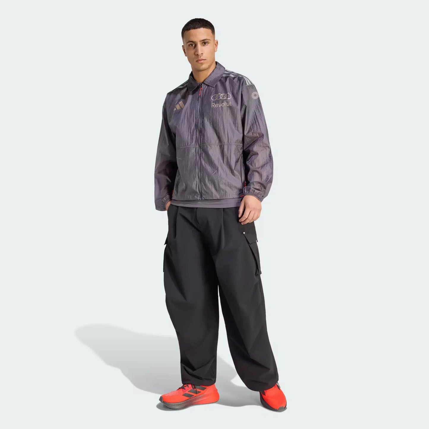 Audi Revolut F1 Team Driver Paddock Jacket inspired by Audi Formula One teamwear and Grand Prix paddock apparel