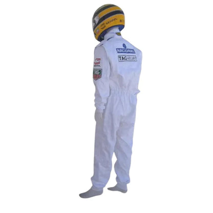 Celebrate a unique moment in motorsport history with the Ayrton Senna 1993 Paris Bercy F1 Racing Suit.