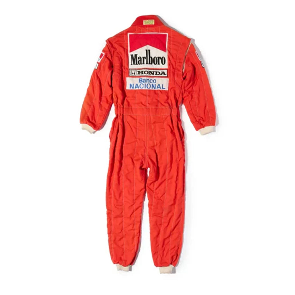 Celebrate Ayrton Senna’s legendary McLaren era with this premium McLaren F1 Race Suit tribute replica.