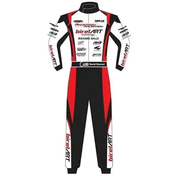 Stand out on and off the track with the Birel Art Richard Mille Kart Race Suit, Shoes & Gloves.