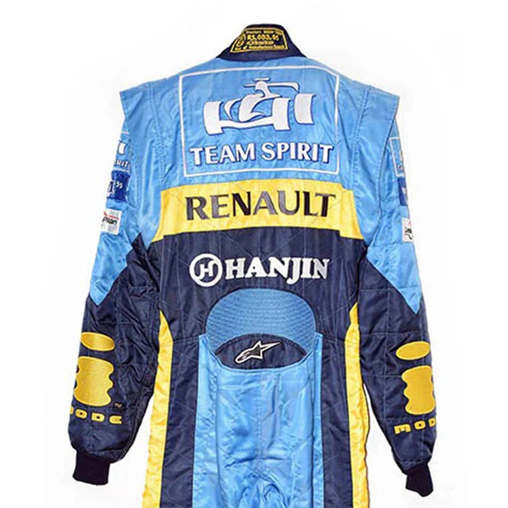 Celebrate Fernando Alonso’s breakthrough championship season with the 2005 Renault F1 Race Suit