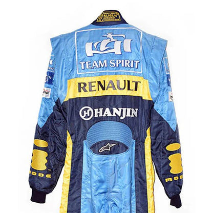 Celebrate Fernando Alonso’s breakthrough championship season with the 2005 Renault F1 Race Suit