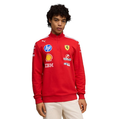 Buy Ferrari F1 Team Half Zip Sweatshirt – Scuderia Ferrari HP Teamwear